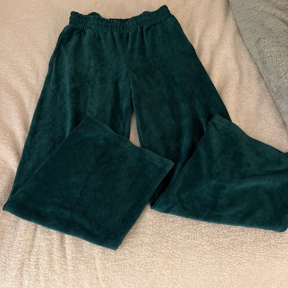 Teal Corduroy Pants